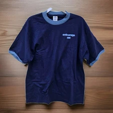 Entourage HBO Graphic Ringer T-Shirt Retro TV Series Comedy LA Mens Sz L NWOT