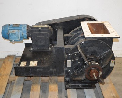 Industrial Airlock Dry-Bulk Material Handler 3Ph 2Hp Chain-Driven Flange:19''x12''