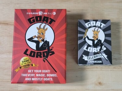 Gatwick Games GOAT LORDS Original Pack & CELEBRITY Expansion Pack
