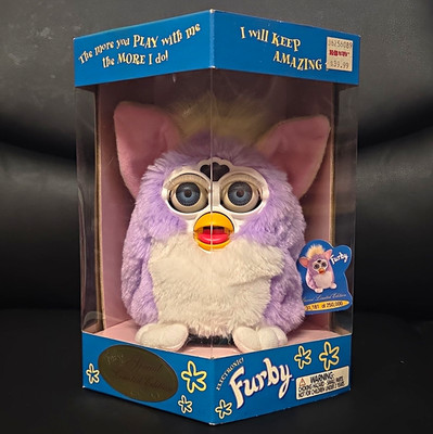 Vintage 1998 Special Limited Edition Lavender Furby 70-884 -NEW IN BOX Untested