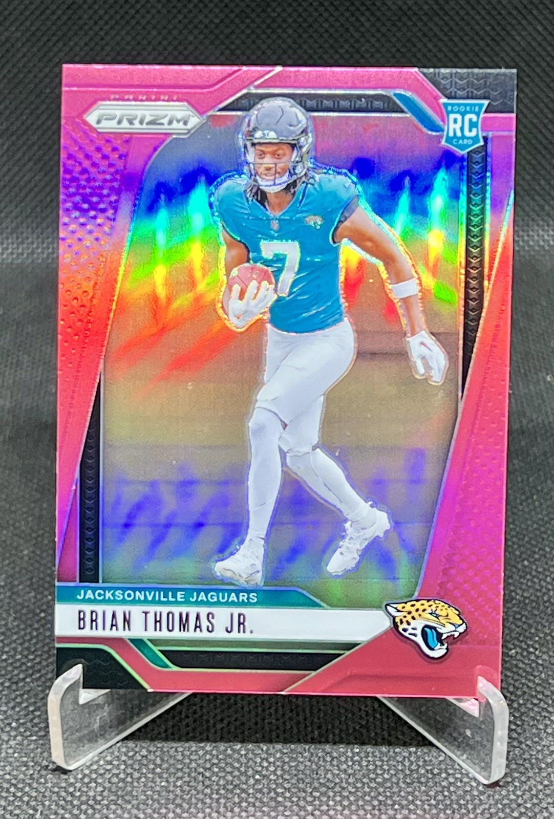2024 Panini Prizm Brian Thomas Jr. #314 Pink Prizm Rookie Jacksonville Jaguars