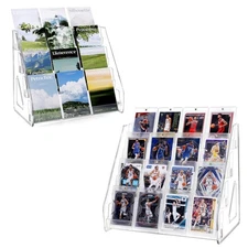 Trading Card Display Stand, Vertical Holder for Baseball Basketball Sports Gr...