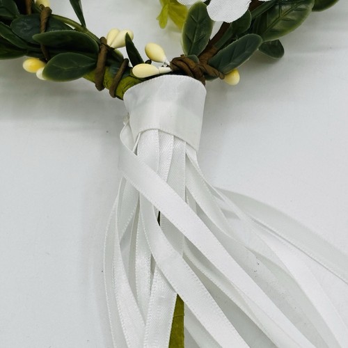 Flower Girl Wand Heart Shaped Ribbon Stick Wedding - Picture 5 of 7