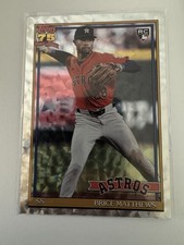 2026 Topps 75 Years Brice Matthews Houston Astros (SILVER FOIL) T91-28 RC