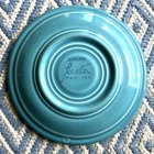 Homer Laughlin Fiesta Ware Turquoise 6" Ceramic Stoneware Saucer Plate USA