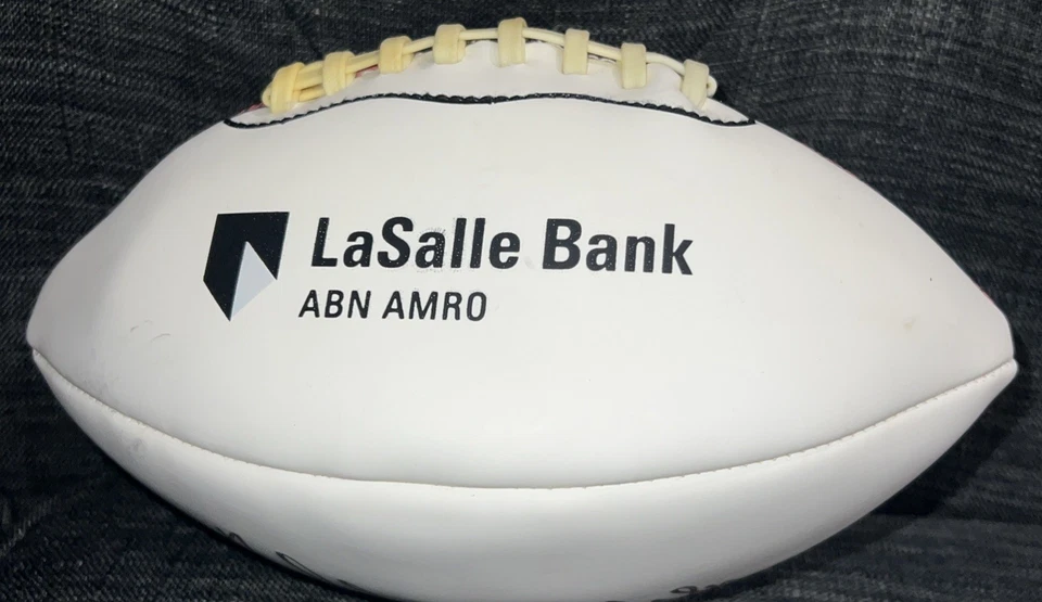 Bo Schembechler signed/Autographed Mini Football By Baden LaSalle Bank With Case - Image 4 of 4