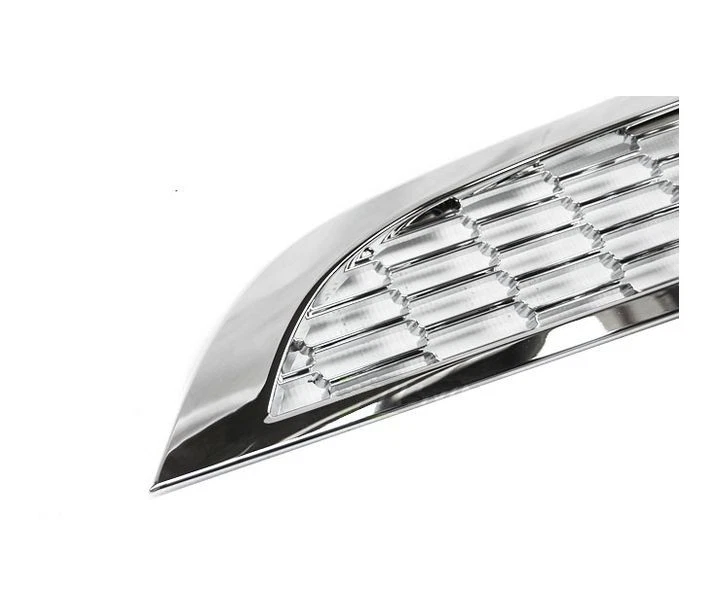 Parrilla delantera para MINI COOPER 2001 2002 2003 2004 2005 2006 R50 R53 S tipo cromo Foto 2 de 3