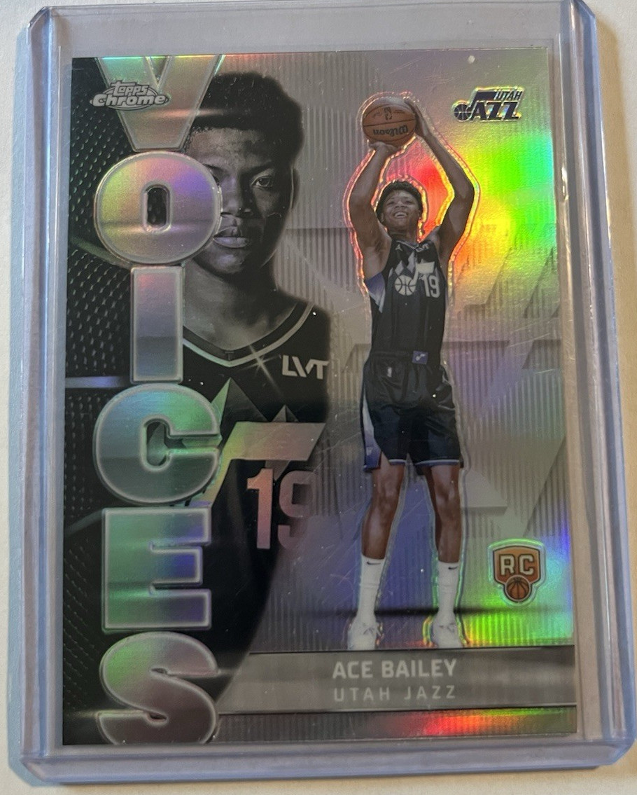 2025-26 Topps Chrome Basketball - Voices Ace Bailey #VS-10 Refractor (RC)