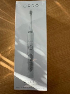 Ordo Sonic+ Elektrische Zahnbürste Weiß/Silber Wiederaufladbar 4 Reinigungsmodi USB C