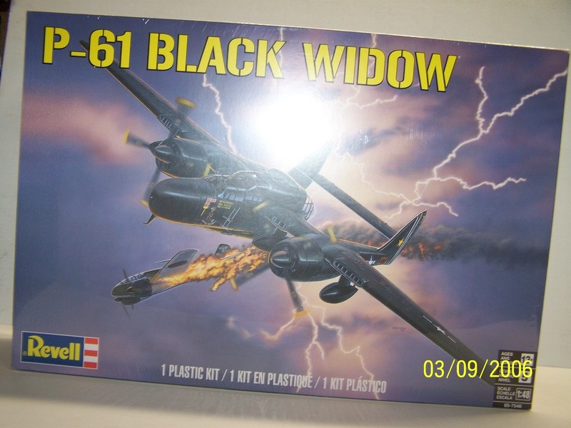 Revell ( former Monogram) No.  85-7546 Sealed 1:48th P-61 Black Window from 2021