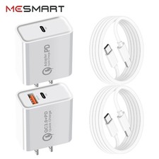 Fast PD USB Type C Wall Charger Quick Charge Power Adapter Plug US  3FT Cable