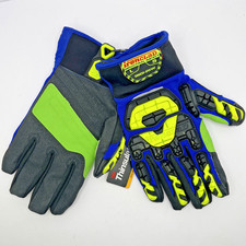 Ironclad INDI - RIW Hi-Viz Gloves Impact Protection Cut Resistant Size L -9 New