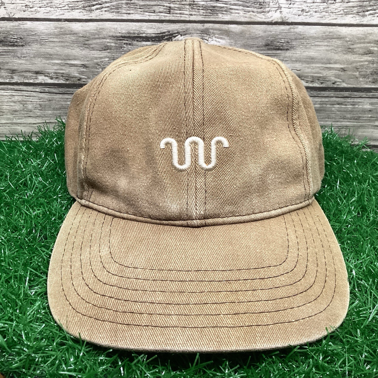 King Ranch Baseball Hat Cap Adjustable Beige Plai… - image 1