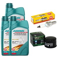 Inspektion 3L ÖL Set ZüNdkerze ÖLfilter FüR Kymco Xciting 500 Xciting500 2007-13