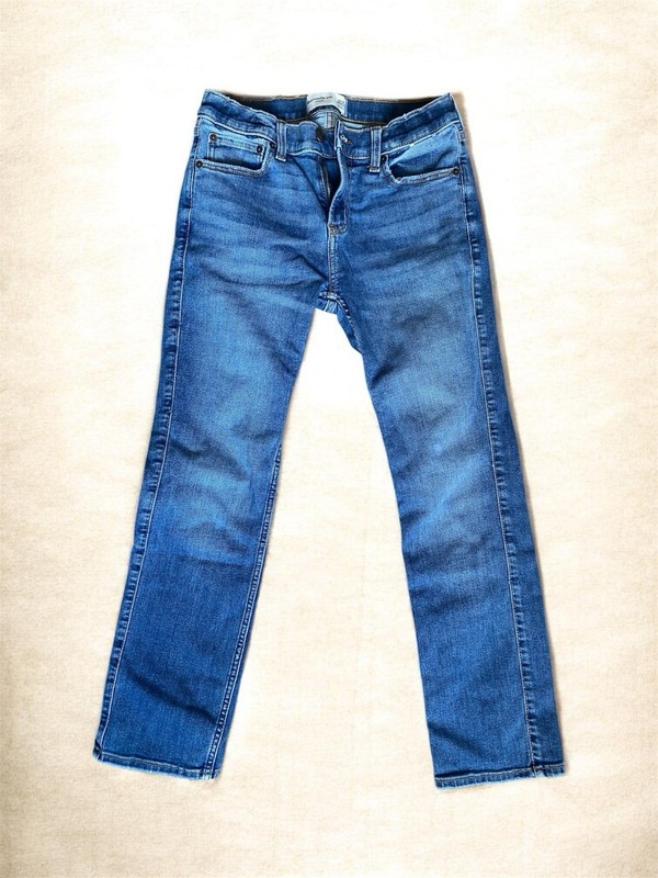 Abercrombie Kids Bootcut Jeans 13/14 Dark Wash Denim Made In Guatemala