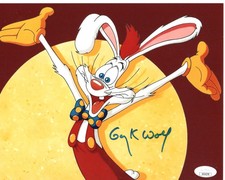 Gary K. Wolf signed 8x10 Photo Creator - Who Framed Roger JSA Authentication