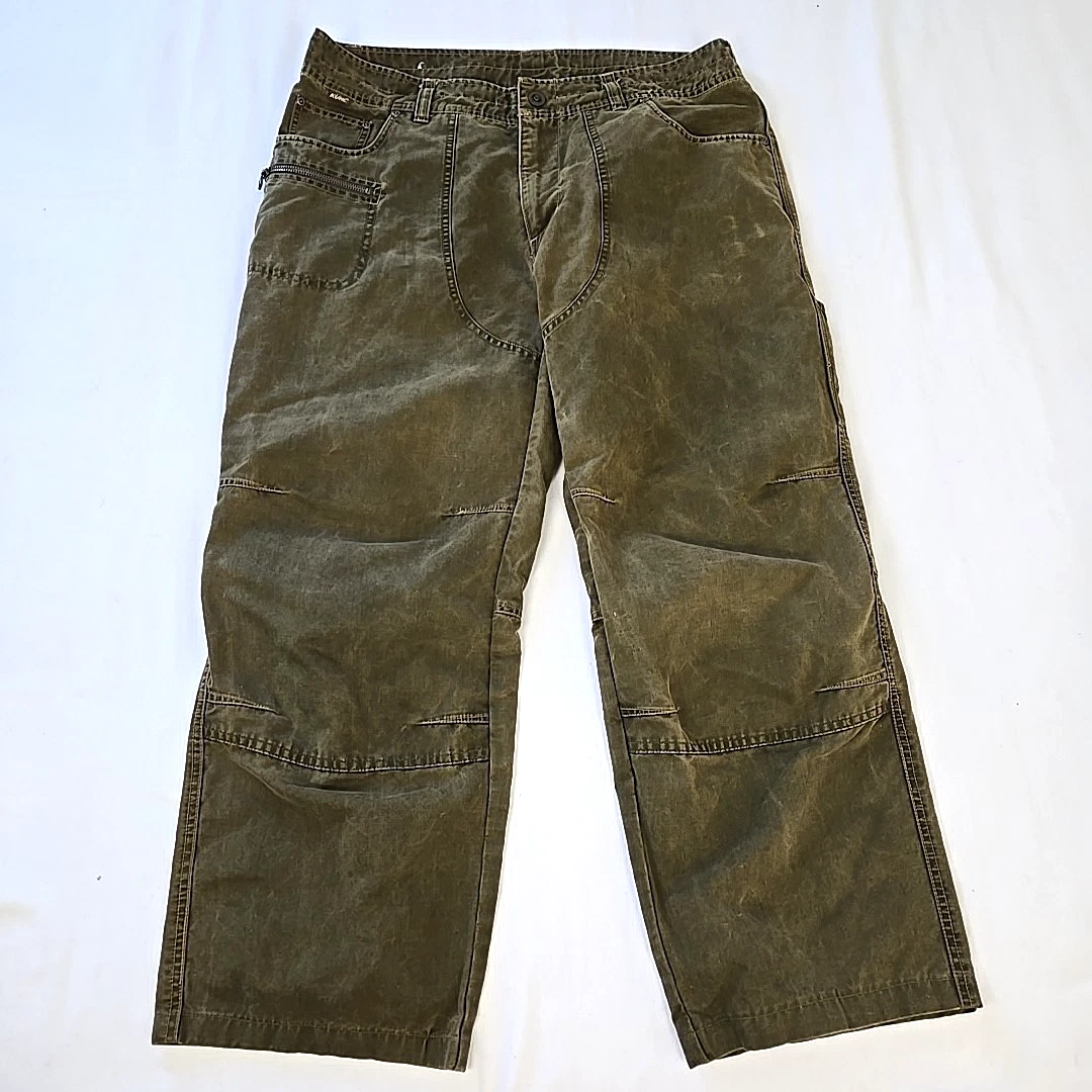 Vintage Kuhl Alfwear Canvas Workwear Hiking Pants Olive Green Men's 36x30 (28)
Opens in a new window