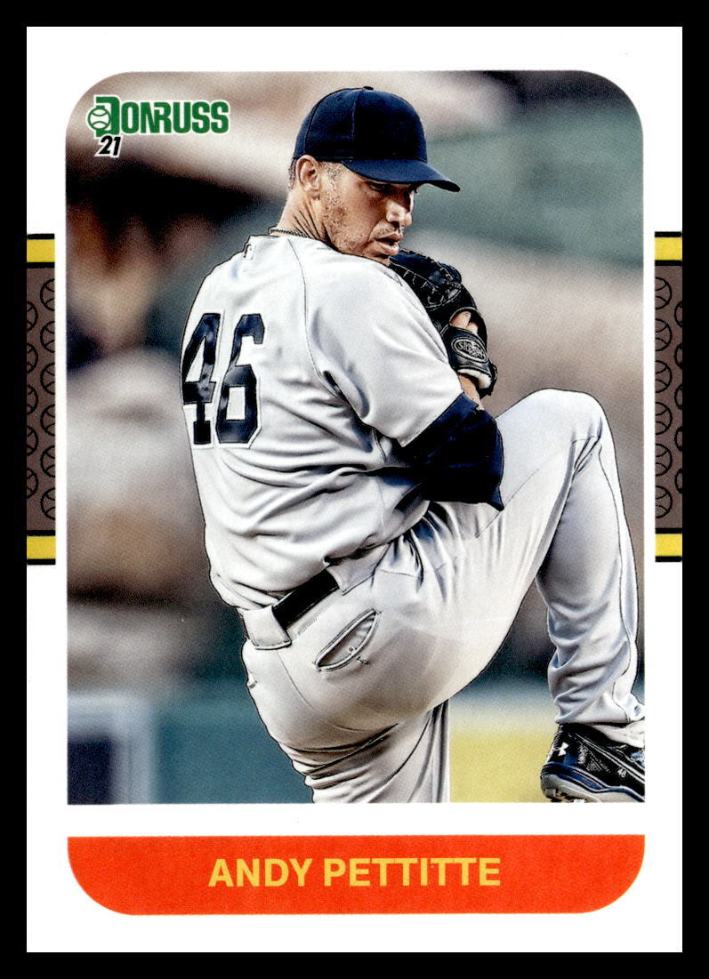 2021 Donruss #248 Andy Pettitte New York Yankees Baseball Card