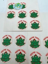 Vintage Trend Scratch n Sniff Sticker You re Tops Christmas Tree Rare Lot Of 14