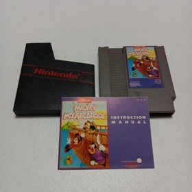 NES Mickey Mousecapade Cartridge Manual Sleeve Very Nice!