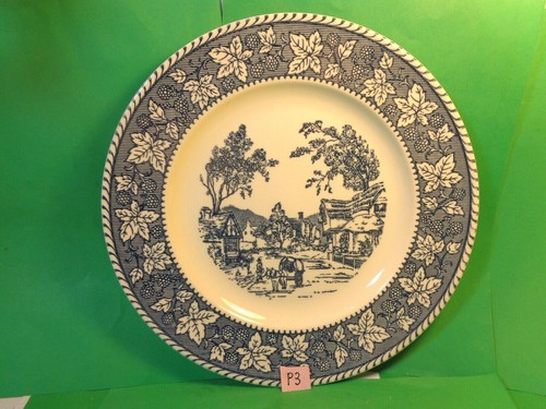 Plato de cena Homer Laughlin Shakespeare Country 10 1/4", Stratwood (usado/usado en excelente estado) - Imagen 1 de 9