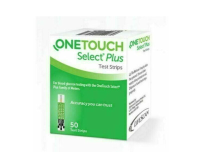 One Touch Select Plus Teststreifen 50 x 1 Packung NEU UK-Bestand