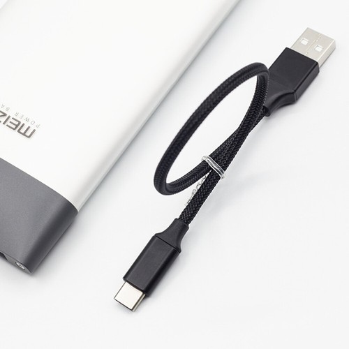 5 Pcs Cable Nylon Braided 0.2M 2.0A USB-C Quick Charger Fast Data - 第 4/11 張圖片