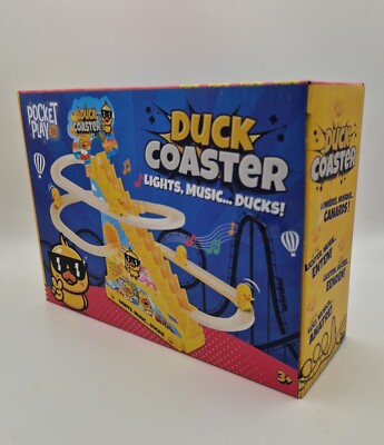 Duck Coaster - Lights, Music... Ducks! - Pocket Play Toys - Enten Achterbahn