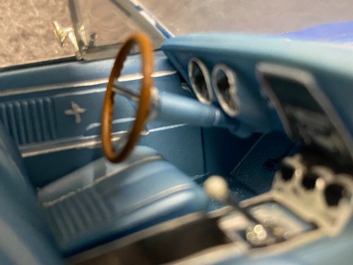 1967 Chevrolet Camaro Z28 Pro gebautes Modell detaillierte Verkleidung blanke Metallfolie Redline - Bild 8 von 13