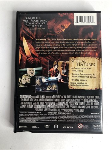 Halloween - Unrated Director’s Cut (DVD, 2007) Blockbuster Exclusive Rob Zombie - Picture 2 of 3