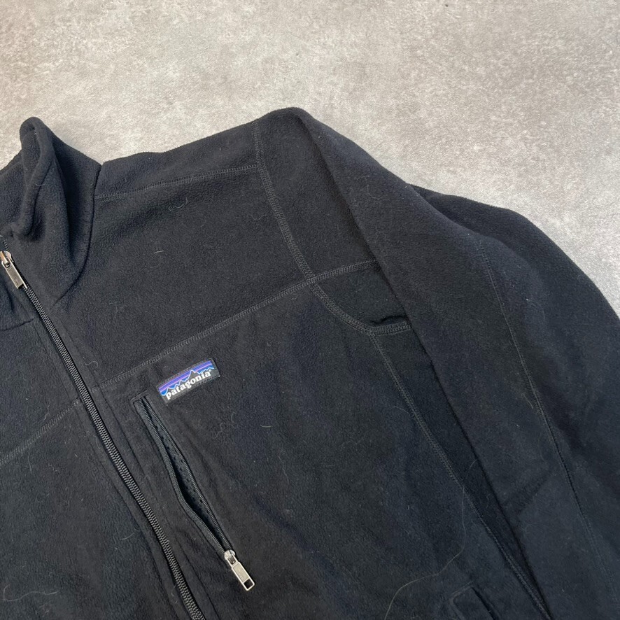 Patagonia Fleece Womens Medium Y2K Full Zip Outdoor Jacket, Black image 4