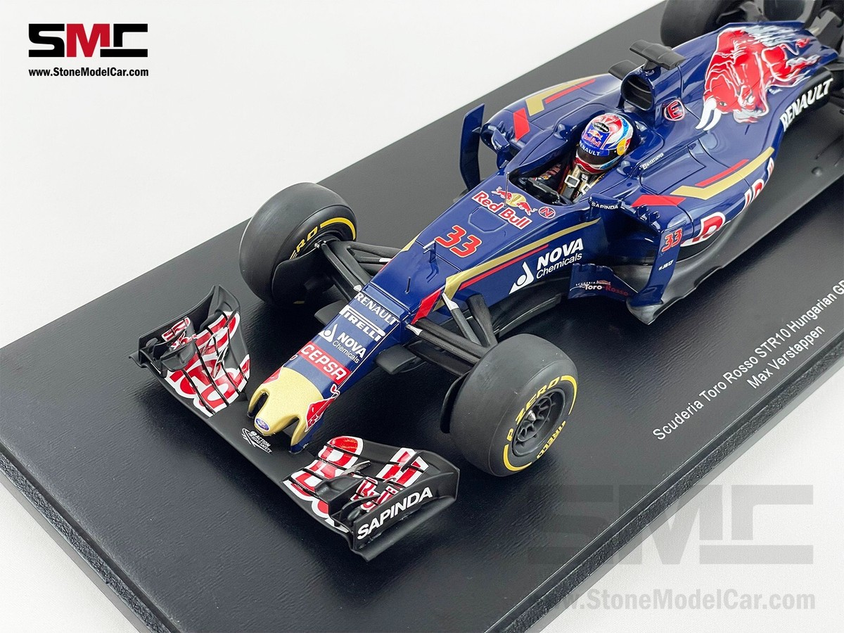 1:18 Spark Toro Rosso F1 STR10 #33 Max Verstappen Hungary GP 1:18 Spark Toro Rosso F1 STR10 #33 Max Verstappen Hungary GP