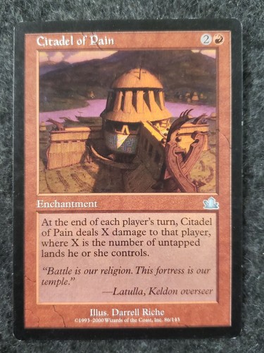 MTG: Prophecy: Citadel of Pain: Lightly Played Condition...............(DS3D1J7) - Picture 23 of 24