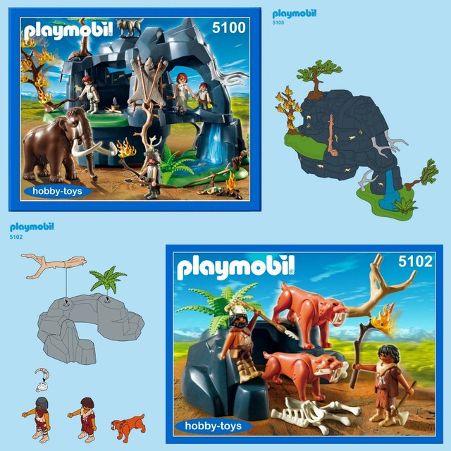 playmobil caveman set
