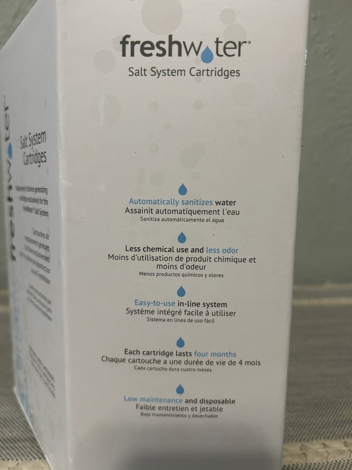 3 Pack Freshwater Salt System Cartridge, Hot Springs Salt Cartridge