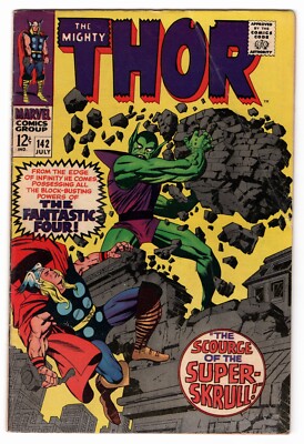 Thor Vol 1 Nr. 142 Jul 1967 (FN/VFN) (7.0) Marvel, Silberzeitalter, Cent Kopie