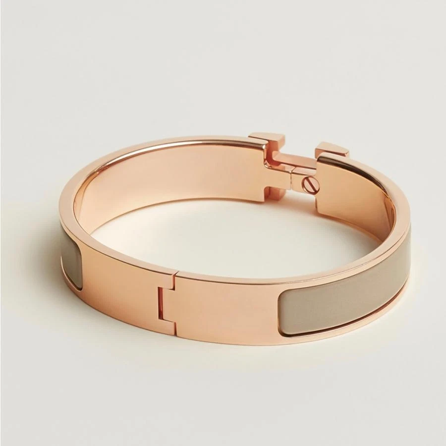 Hermes Bracelet Marron Glace Pink Gold arm circumference 18cm