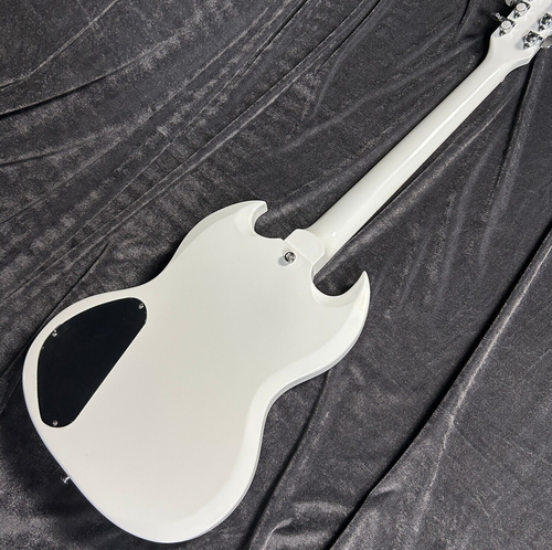 SG Electric Guitar White Color Mahogany Body Rosewood Fretboard In Stock - Afbeelding 8 van 10