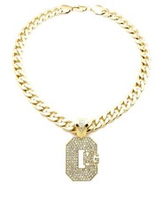 NEW ICE BLING CMG PENDANT WITH 11mm 20" CUBAN CHAIN GOLD PLATED