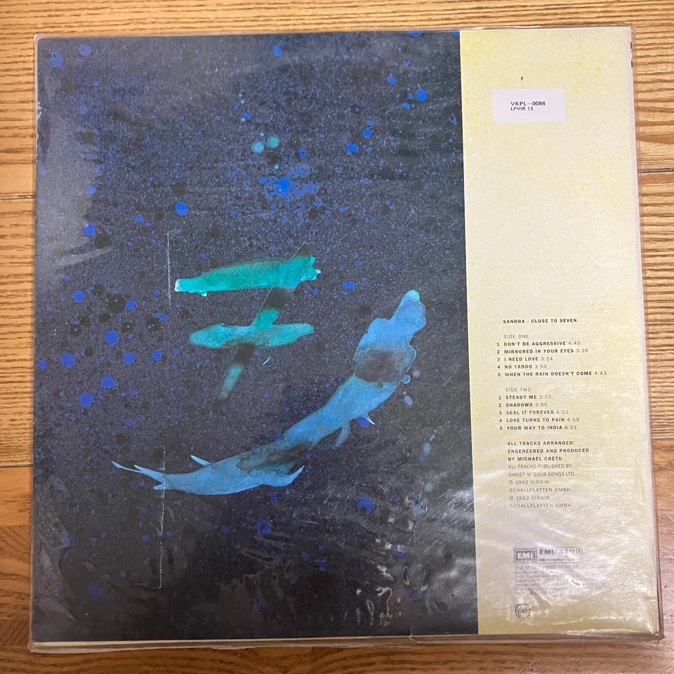 Sandra - Close To Seven 1992 Korea Vinyl LP NEW Sealed Enigma Michael Cretu - Image 2 of 3