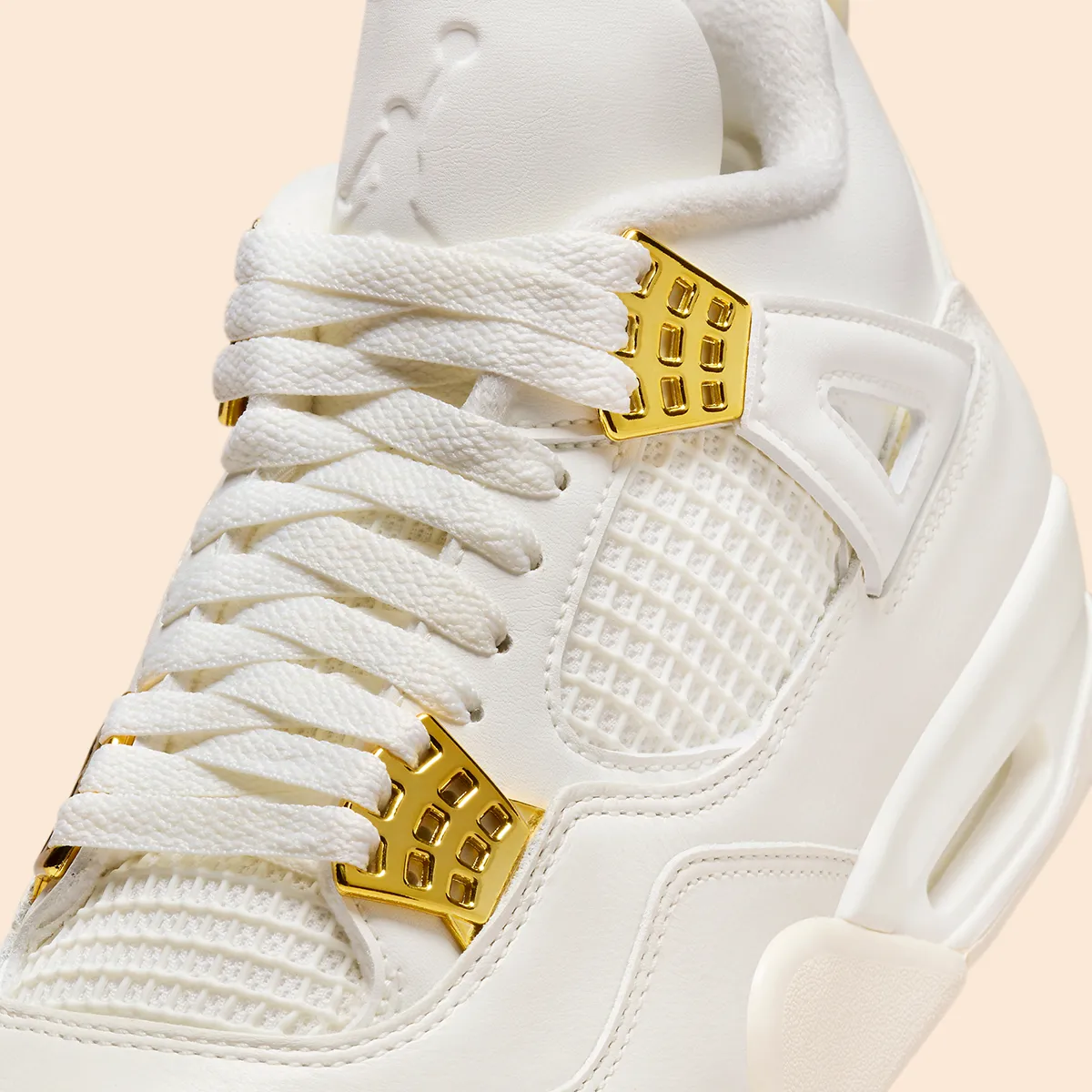 シューズ(男性用) AIR JORDAN 4 RETRO #170SAIL/MGOLD Air Jordan 4 Retro 'Metallic Gold' — Kick Game