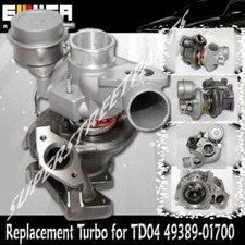 Emusa Td04 49389-01700 Turbocharger For 06-09 Saab 9-3 2.8t Z28net Td04hl-15t