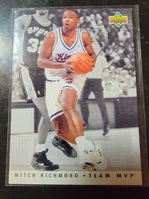 1992-93 Upper Deck Basketball Team MVPs #TM24 Mitch Richmond 