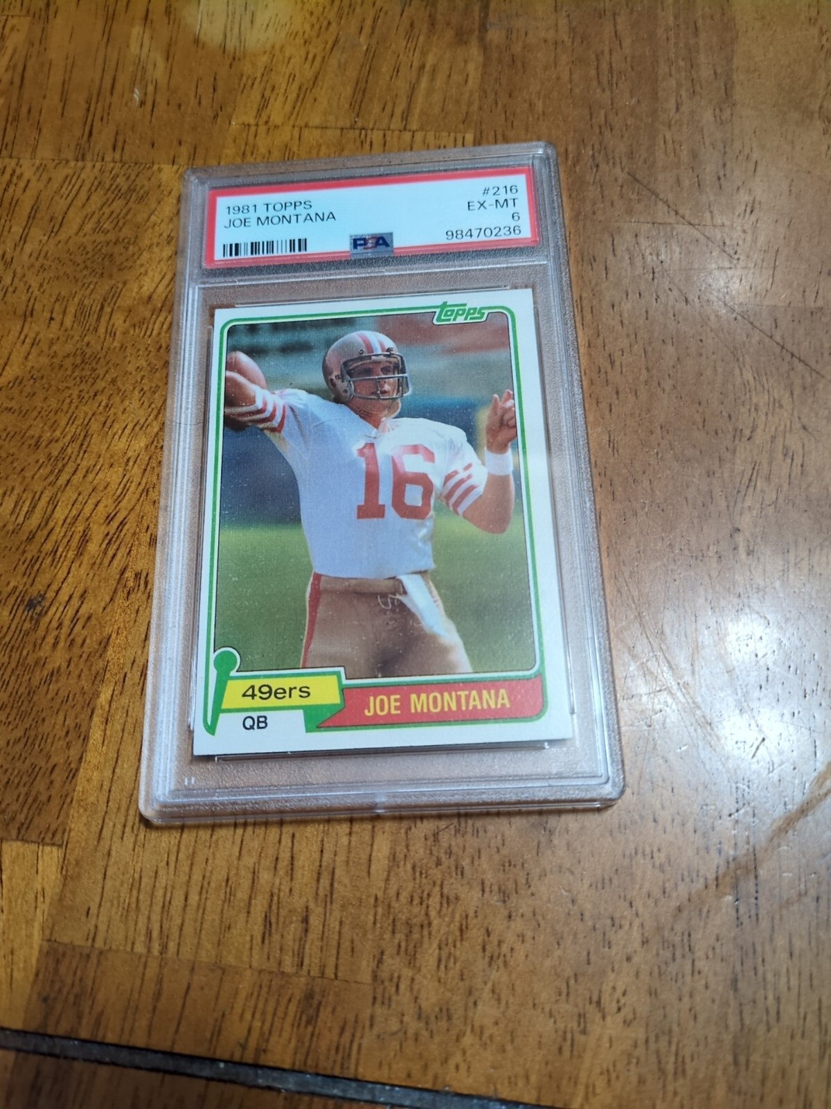 1981 Topps - #216 Joe Montana (RC) PSA 6 | eBay