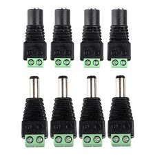2/5/10/20 pairs x Male  20 Female Plug 12V DC Power Jack Connector Adapter CCTV
