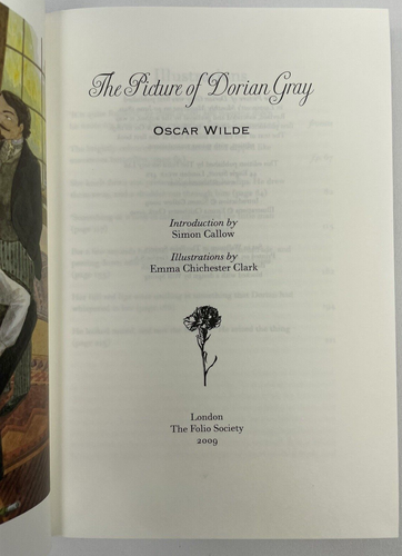 Folio Society "The Picture of Dorian Gray" by Oscar Wilde, Hardcover, Beautiful! - Picture 7 of 8