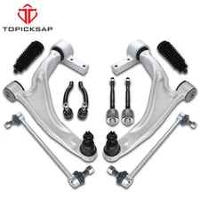 10Pc Front Lower Control Arm w/Ball Joint Suspension Kit For 2009-15 Honda Pilot