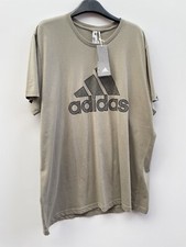 Image of Adidas Men's Khaki Short Sleeved Tee T-shirt Size XL BNWT