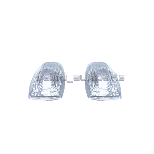 Pair Clear Guard Side Indicators Blinker Repeater Lamps for ford falcon BA BF - Picture 5 of 8
