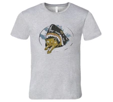 Shark Eating A Cat Fun Pineapple Express Popular Movie T Shirt